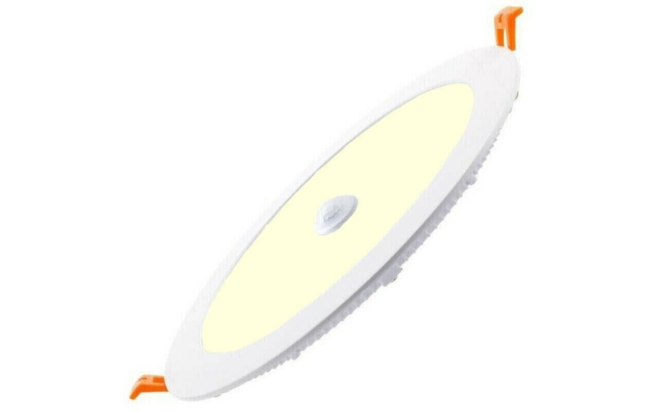HLW LED Inbouw LED Downlight Slim 20W Met PIR Bewegingssensor - Warm Wit 2700K–3000K HLW LED Inbouw LED Downlight Slim 20W Met PIR Bewegingssensor - Warm Wit 2700K–3000K