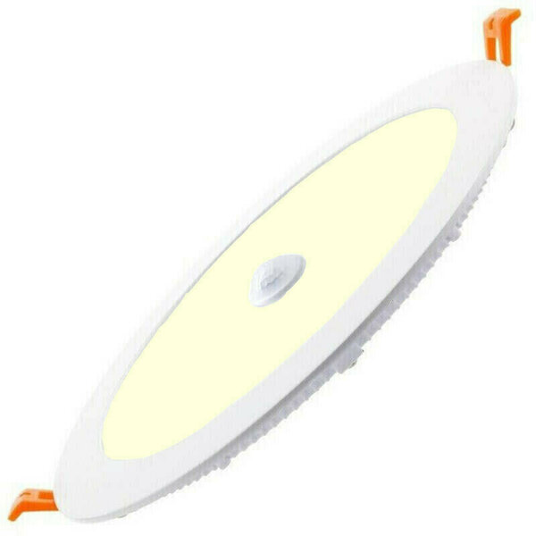 HLW LED LED Downlight Slim 18W Inbouw Met Sensor - Warm Wit 2700K, PIR Bewegingssensor HLW LED LED Downlight Slim 18W Inbouw Met Sensor - Warm Wit 2700K, PIR Bewegingssensor