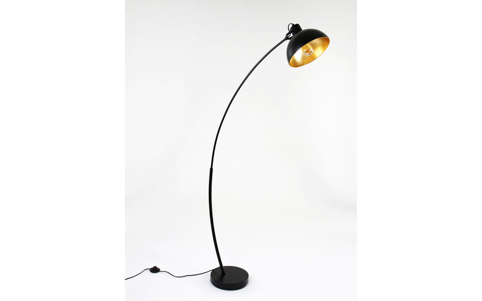 HLW LED LED Vloerlamp Trion Recine - Mat Zwarte 1-lichts Vloerlamp met E27 Fitting HLW LED LED Vloerlamp Trion Recine - Mat Zwarte 1-lichts Vloerlamp met E27 Fitting