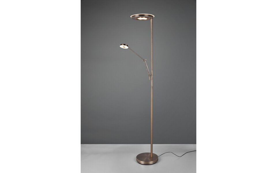 HLW LED Dimbare LED Vloerlamp 38W - Oud Bronzen Design HLW LED Dimbare LED Vloerlamp 38W - Oud Bronzen Design