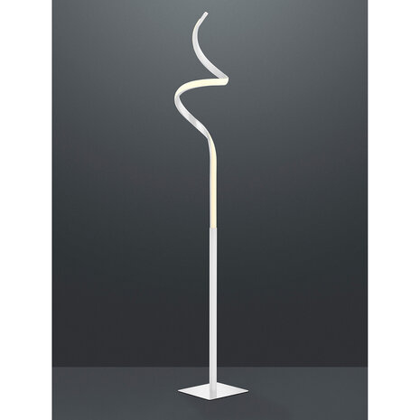 HLW LED LED Vloerlamp 11W - Dimbaar, Mat Wit, Natuurlijk Wit Licht 4000K