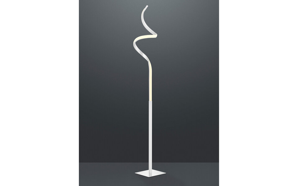 HLW LED LED Vloerlamp 11W - Dimbaar, Mat Wit, Natuurlijk Wit Licht 4000K