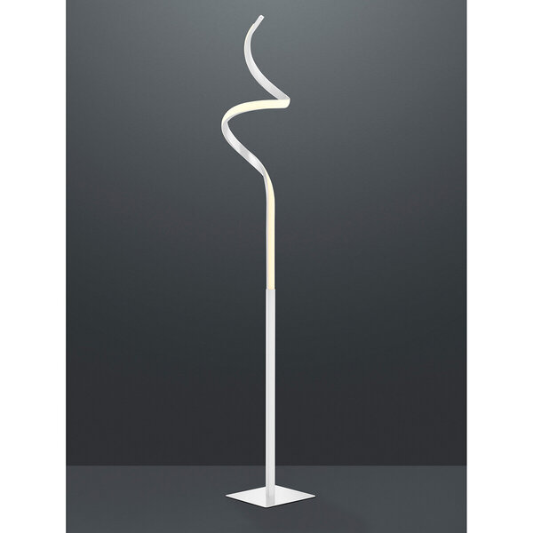 HLW LED LED Vloerlamp 11W - Dimbaar, Mat Wit, Natuurlijk Wit Licht 4000K