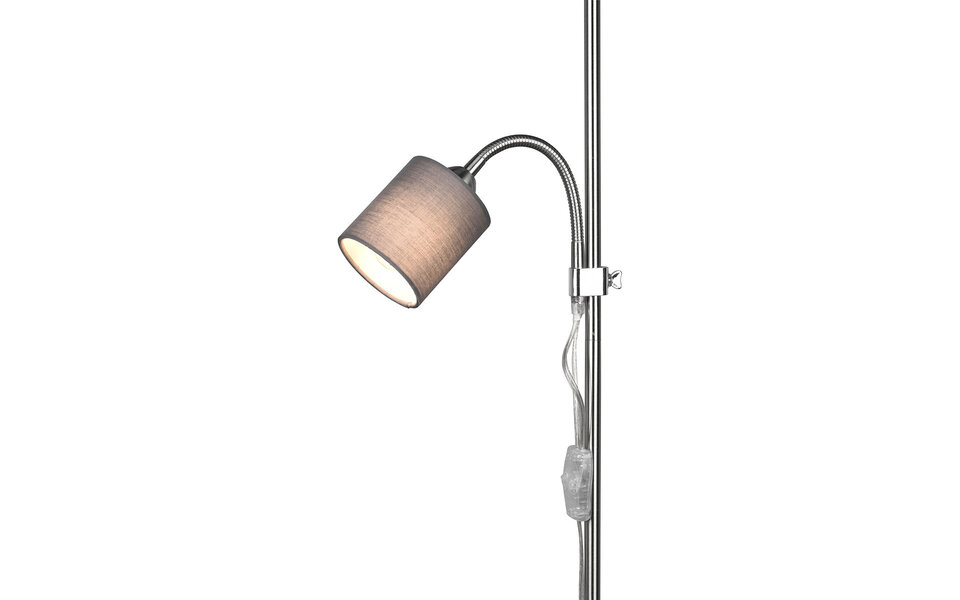 HLW LED LED Vloerlamp Trion Owino - Moderne vloerverlichting met dubbele lichtpunten en E27 fitting