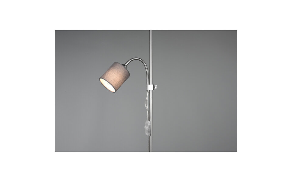 HLW LED LED Vloerlamp Trion Owino - Moderne vloerverlichting met dubbele lichtpunten en E27 fitting