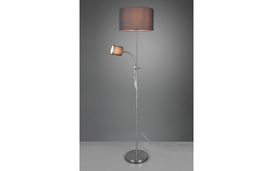 HLW LED LED Vloerlamp Trion Owino - Moderne vloerverlichting met dubbele lichtpunten en E27 fitting