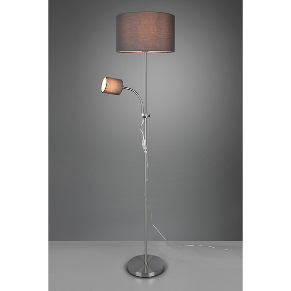 HLW LED LED Vloerlamp Trion Owino - Moderne vloerverlichting met dubbele lichtpunten en E27 fitting