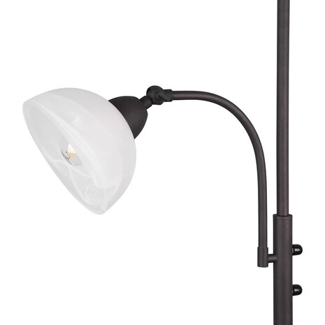 HLW LED LED Vloerlamp Trion City - Metalen 2-lichts vloerlamp met E27 & E14 fitting
