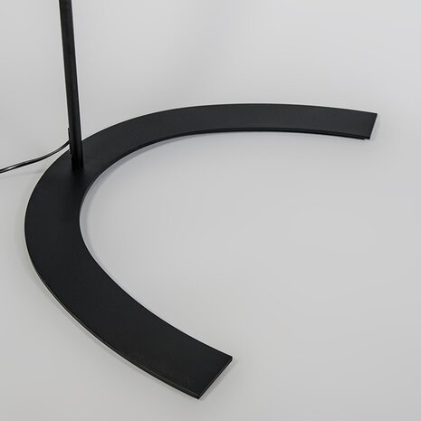 HLW LED Dimbare LED Vloerlamp Trion Shio 18W - Warm Wit 2700K–3000K, Mat Zwart Aluminium