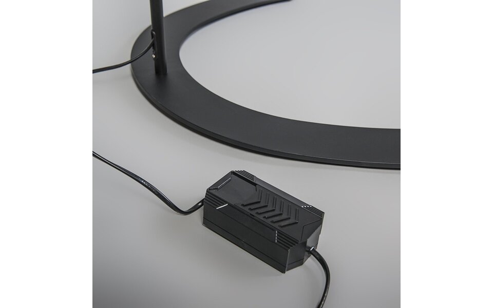 HLW LED Dimbare LED Vloerlamp Trion Shio 18W - Warm Wit 2700K–3000K, Mat Zwart Aluminium