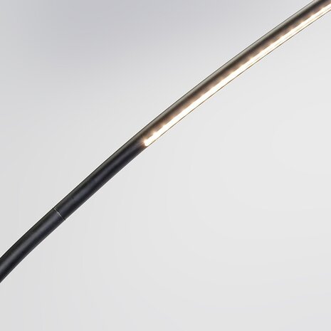 HLW LED Dimbare LED Vloerlamp Trion Shio 18W - Warm Wit 2700K–3000K, Mat Zwart Aluminium