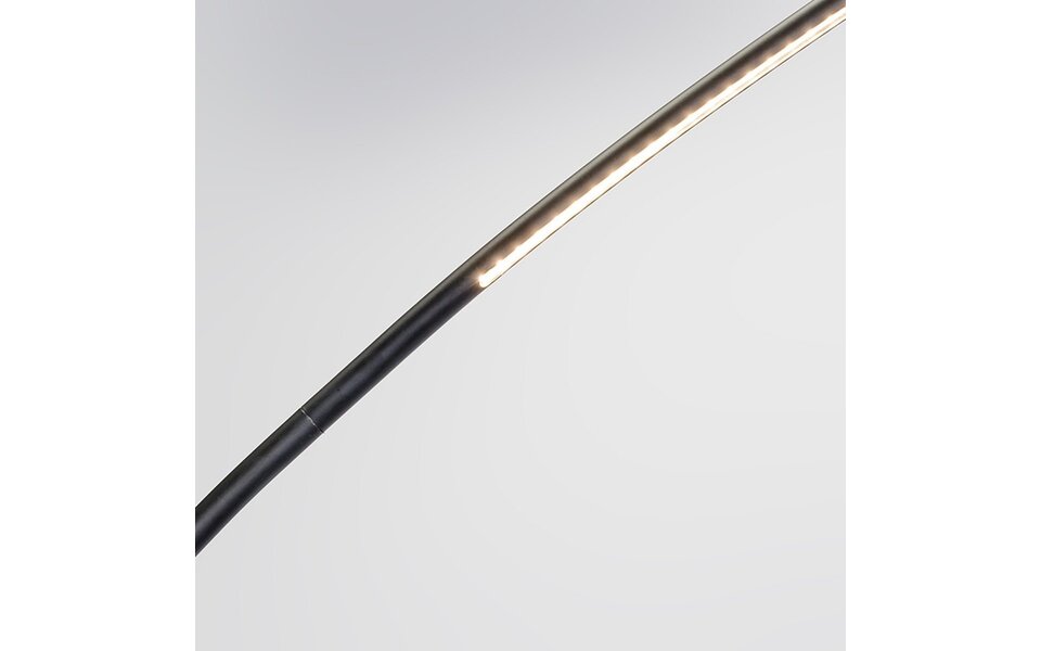 HLW LED Dimbare LED Vloerlamp Trion Shio 18W - Warm Wit 2700K–3000K, Mat Zwart Aluminium