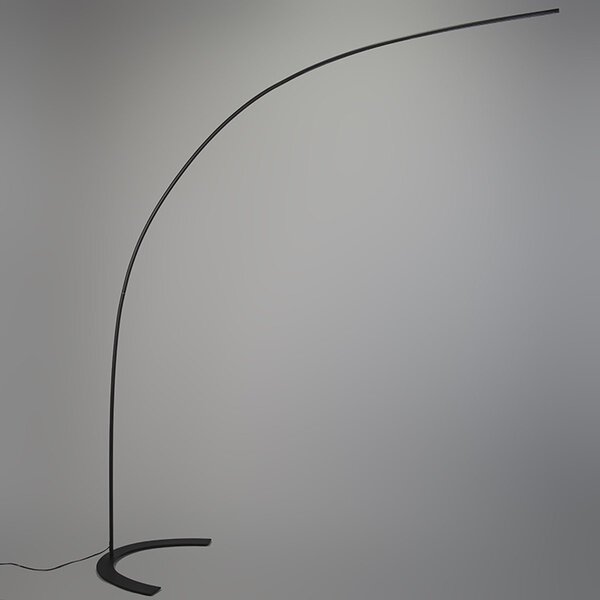 HLW LED Dimbare LED Vloerlamp Trion Shio 18W - Warm Wit 2700K–3000K, Mat Zwart Aluminium