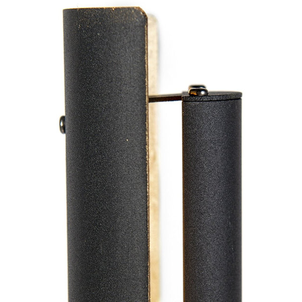 HLW LED Dimbare LED Vloerlamp Trion Texy - Warm Wit 2700K–3000K - 15W - Mat Zwart & Wit