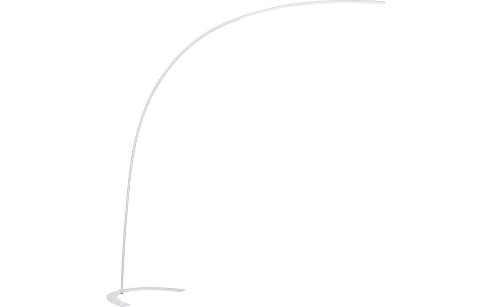 HLW LED Dimbare LED Vloerlamp 18W - Warm Wit 2700K–3000K - Mat Wit Aluminium