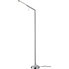 LED Vloerlamp Dimbaar 6W - Warm Wit 2700K-3000K - Wit & Modern