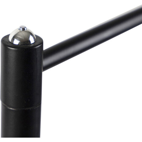 HLW LED LED Vloerlamp Dimbaar 8W - Warm Wit 2700K–3000K - Zwarte & Witte Vloerlamp