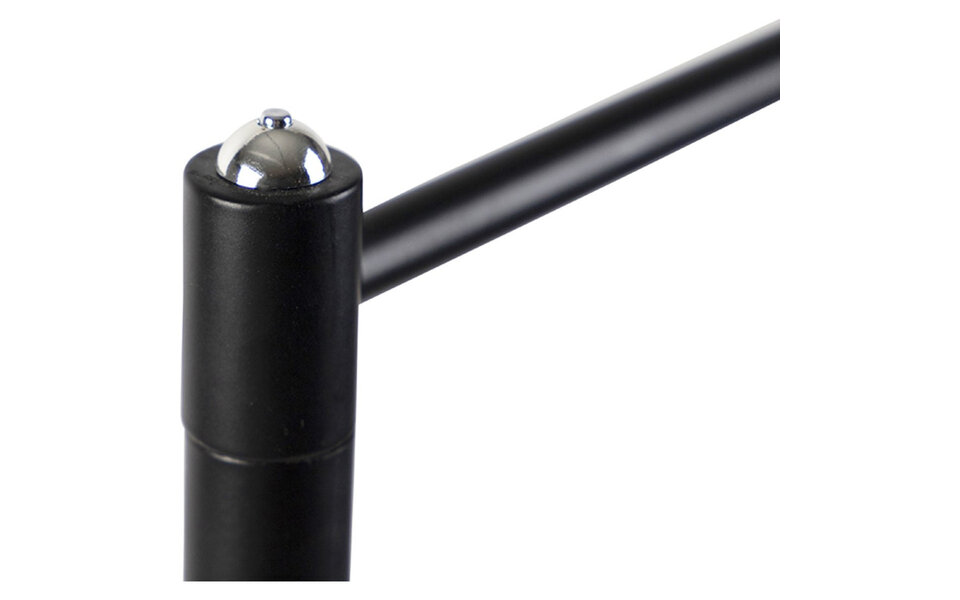 HLW LED LED Vloerlamp Dimbaar 8W - Warm Wit 2700K–3000K - Zwarte & Witte Vloerlamp