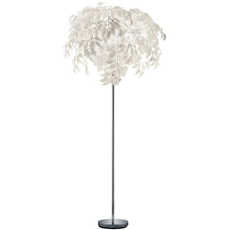 HLW LED LED Vloerlamp Trion Lovy - 3-lichts Rond Glans Chroom | E14 Fitting