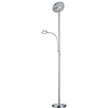 HLW LED Witte Dimbare LED Vloerlamp 18W - Warm Wit 2700K–3000K, Modern Rond Design