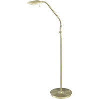 LED Vloerlamp Bernaro - Dimbaar, Warm Wit 3000K, Mat Goud