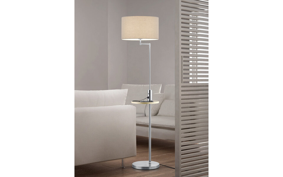 HLW LED Stijlvolle LED Vloerlamp Trion Cliso met E27 fitting en verstelbare armen