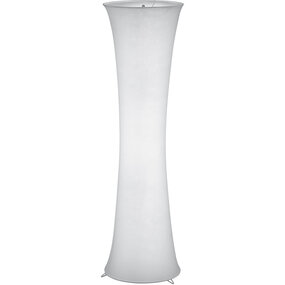 LED Vloerlamp Trion Grivon - Mat Wit Aluminium, E27 Fitting
