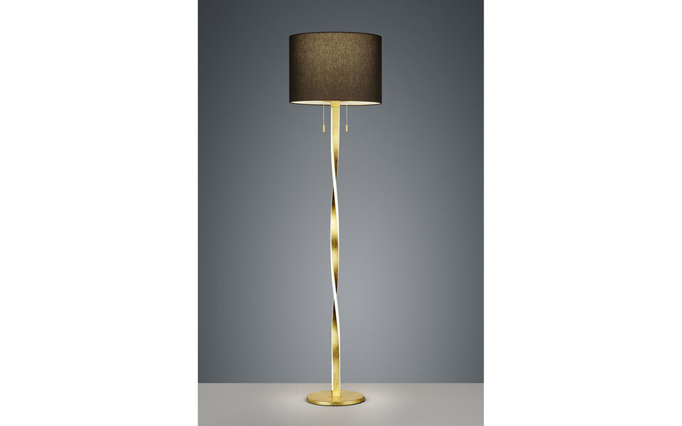 HLW LED Stijlvolle LED Vloerlamp Trion Ninda - Witte & Gouden uitvoering, Warm Wit 2700K–3000K, 14W HLW LED Stijlvolle LED Vloerlamp Trion Ninda - Witte & Gouden uitvoering, Warm Wit 2700K–3000K, 14W