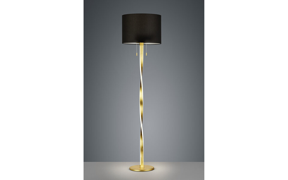 HLW LED Stijlvolle LED Vloerlamp Trion Ninda - Witte & Gouden uitvoering, Warm Wit 2700K–3000K, 14W HLW LED Stijlvolle LED Vloerlamp Trion Ninda - Witte & Gouden uitvoering, Warm Wit 2700K–3000K, 14W