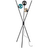 HLW LED LED Vloerlamp Trion Lancia - Ronde 3-lichts vloerlamp met E14 fitting