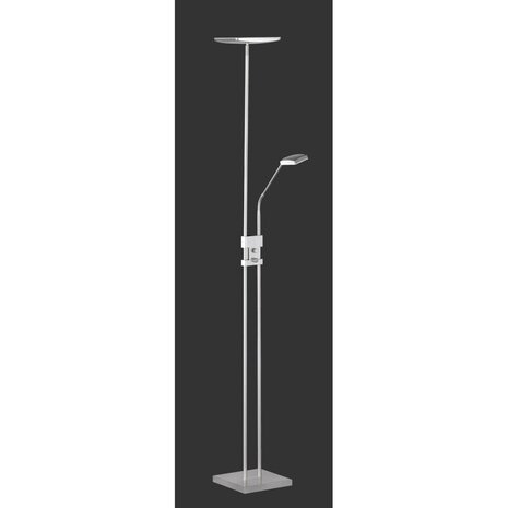 HLW LED Witte Dimbare LED Vloerlamp 15W met Warm Wit Licht 2700K–3000K