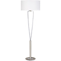 LED Vloerlamp Trion Hilton met E27 fitting - Mat Nikkel & Aluminium