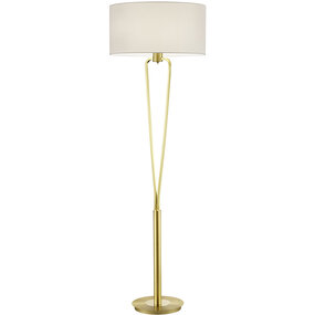 LED Vloerlamp Trion Hilton - Mat Goud, E27 Fitting