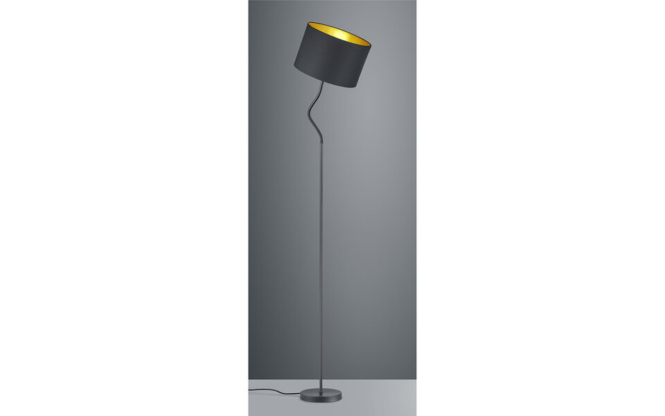 HLW LED Stijlvolle LED Vloerlamp Trion Hostons - Mat Zwart, Rond & Flexibele Arm HLW LED Stijlvolle LED Vloerlamp Trion Hostons - Mat Zwart, Rond & Flexibele Arm