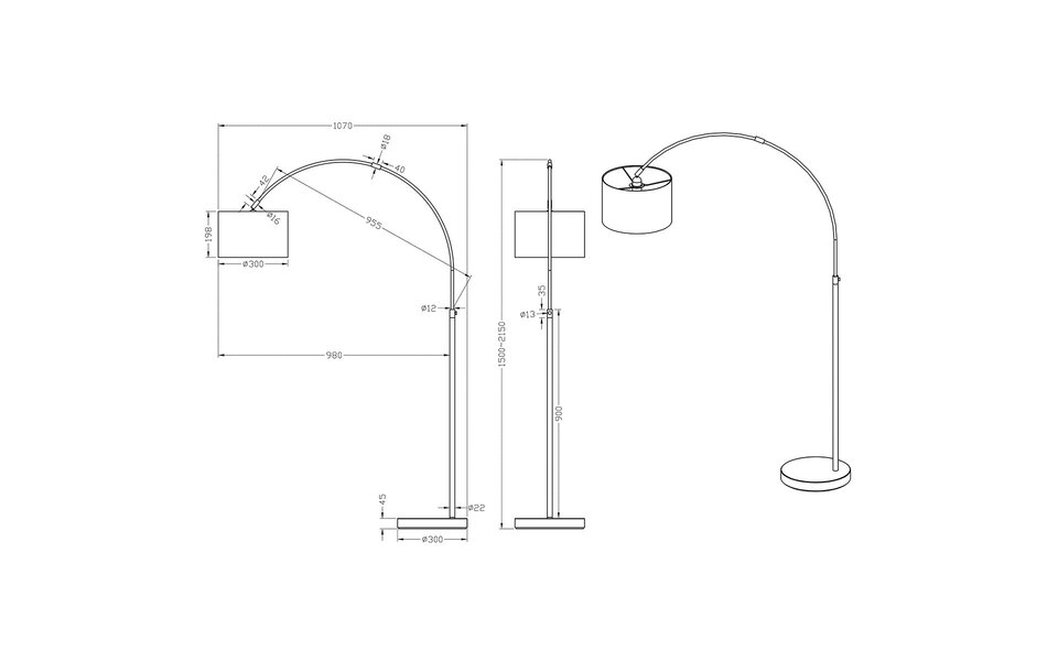 HLW LED Verstelbare LED Vloerlamp Trion Hotia - Mat Wit, Ronde Vorm & E27 Fitting HLW LED Verstelbare LED Vloerlamp Trion Hotia - Mat Wit, Ronde Vorm & E27 Fitting