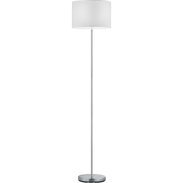 HLW LED Moderne LED Vloerlamp Trion Hotia - Mat Wit Aluminium met E27 Fitting