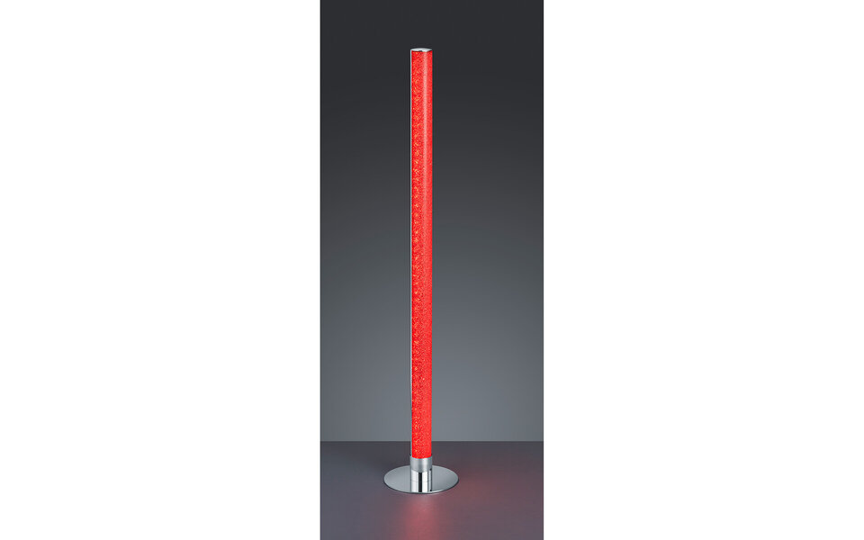 HLW LED LED Vloerlamp 10W - Dimbaar Warm Wit 2700K–3000K & RGBW - Mat Chroom