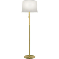 LED Vloerlamp Trion Dyon - Mat Gouden Vloerlamp met E27