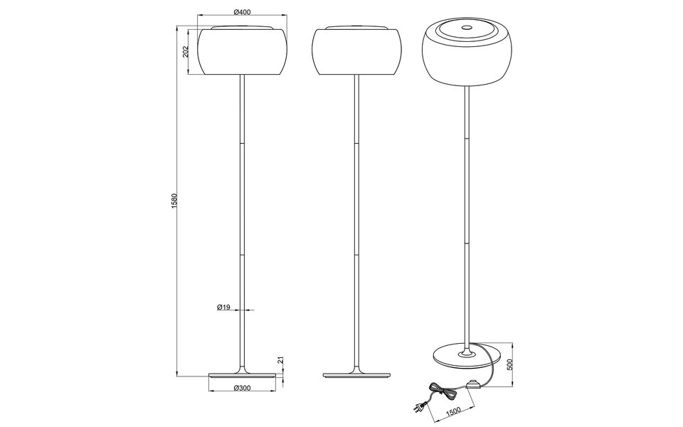 HLW LED LED Vloerlamp Trion Vapiro met 4 G9 fittingen - Mat Chroom & Aluminium HLW LED LED Vloerlamp Trion Vapiro met 4 G9 fittingen - Mat Chroom & Aluminium