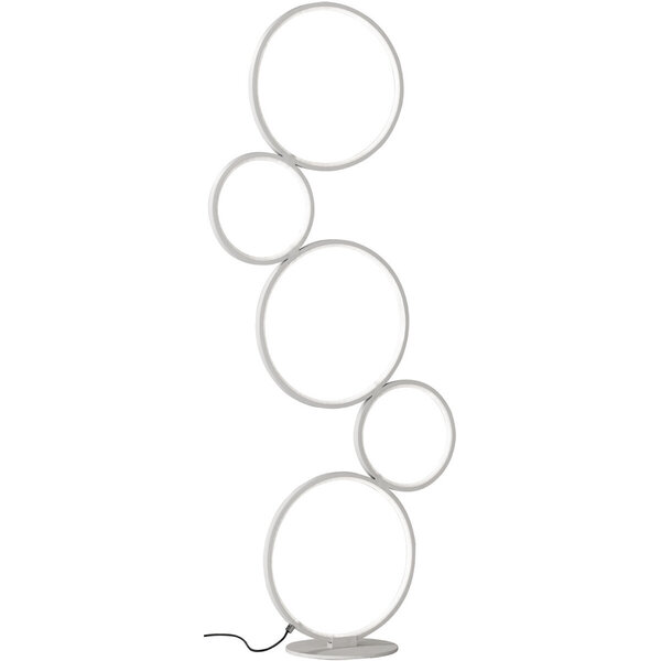 HLW LED LED Vloerlamp Dimbaar 36W - Warm Wit 2700K–3000K - Witte Vloerlamp Aluminium