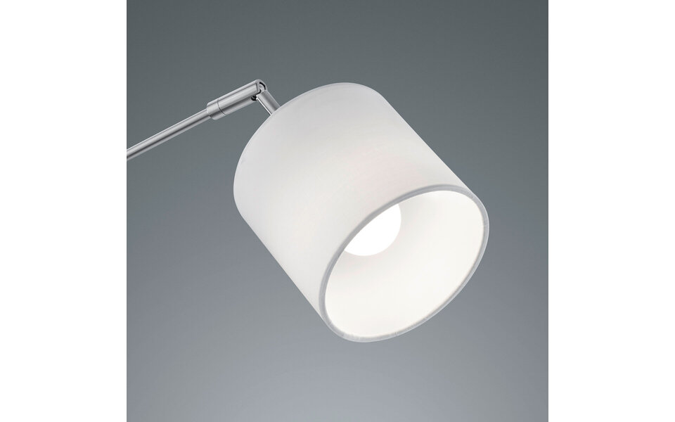 HLW LED LED Vloerlamp Trion Torry - 5-lichts met 28W LED, Mat Nikkel & Aluminium