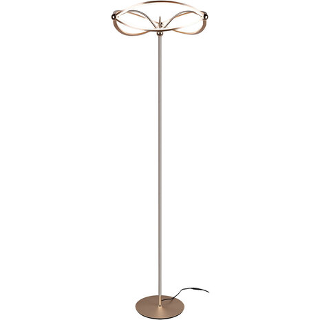 HLW LED LED Vloerlamp Mat Goud - Dimbaar Warm Wit 2700K–3000K, 31W LED Licht