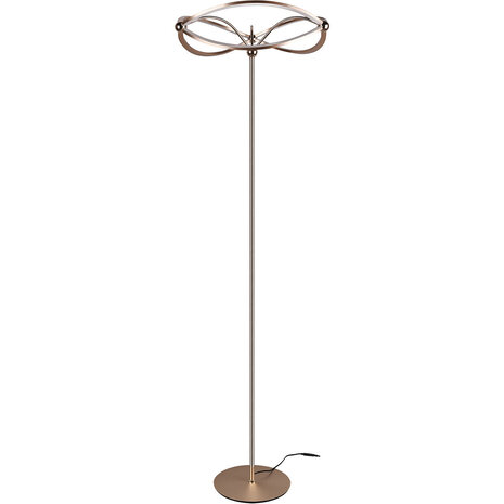 HLW LED LED Vloerlamp Mat Goud - Dimbaar Warm Wit 2700K–3000K, 31W LED Licht