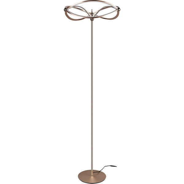 HLW LED LED Vloerlamp Mat Goud - Dimbaar Warm Wit 2700K–3000K, 31W LED Licht