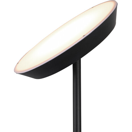 HLW LED LED Vloerlamp Dimbaar | Zwarte & Witte Vloerlamp | Warm Wit 2700K-3000K - 5W LED