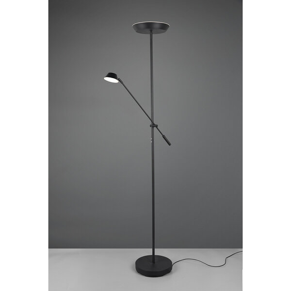 HLW LED LED Vloerlamp Dimbaar | Zwarte & Witte Vloerlamp | Warm Wit 2700K-3000K - 5W LED