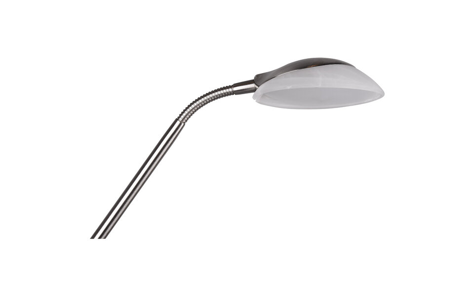 HLW LED Stijlvolle Dimbare LED Vloerlamp Trion Orsan 31W - Warm Wit 3000K, Mat Nikkel