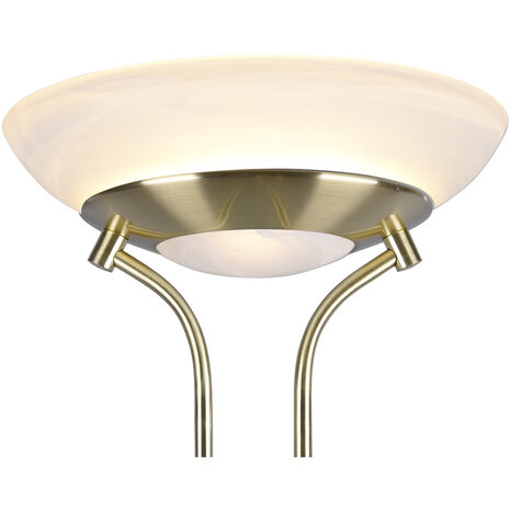 HLW LED LED Vloerlamp Trion Orsan - Dimbaar Warm Wit 2700K–3000K - Mat Goud, 31W
