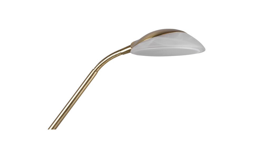 HLW LED LED Vloerlamp Trion Orsan - Dimbaar Warm Wit 2700K–3000K - Mat Goud, 31W