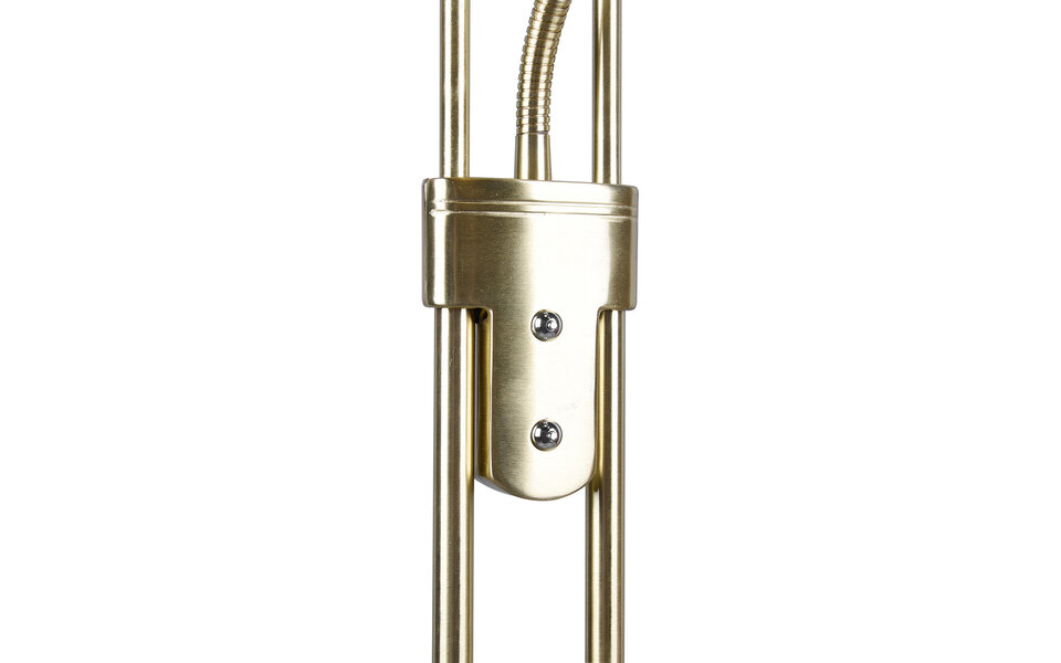 HLW LED LED Vloerlamp Trion Orsan - Dimbaar Warm Wit 2700K–3000K - Mat Goud, 31W